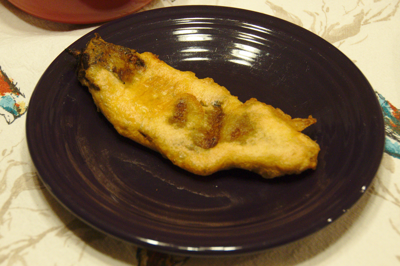 Relleno on a plate